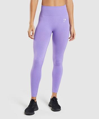 Legginsy Damskie Gymshark Vital Seamless 2.0 Głęboka Fioletowe | PL 2215LIS